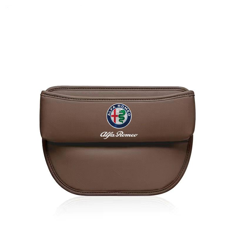 Car Seat Gap Organizer Auto Seat Crevice Side Pocket Storage Box For Alfa Romeo giulietta 159 mito giulia stelvio 147 AccessorieLR1 