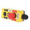 Crane Hoist Controller Push Button Switch Water Resistant 2 Key IP68 Industrial Remote Control with Emergency Stop