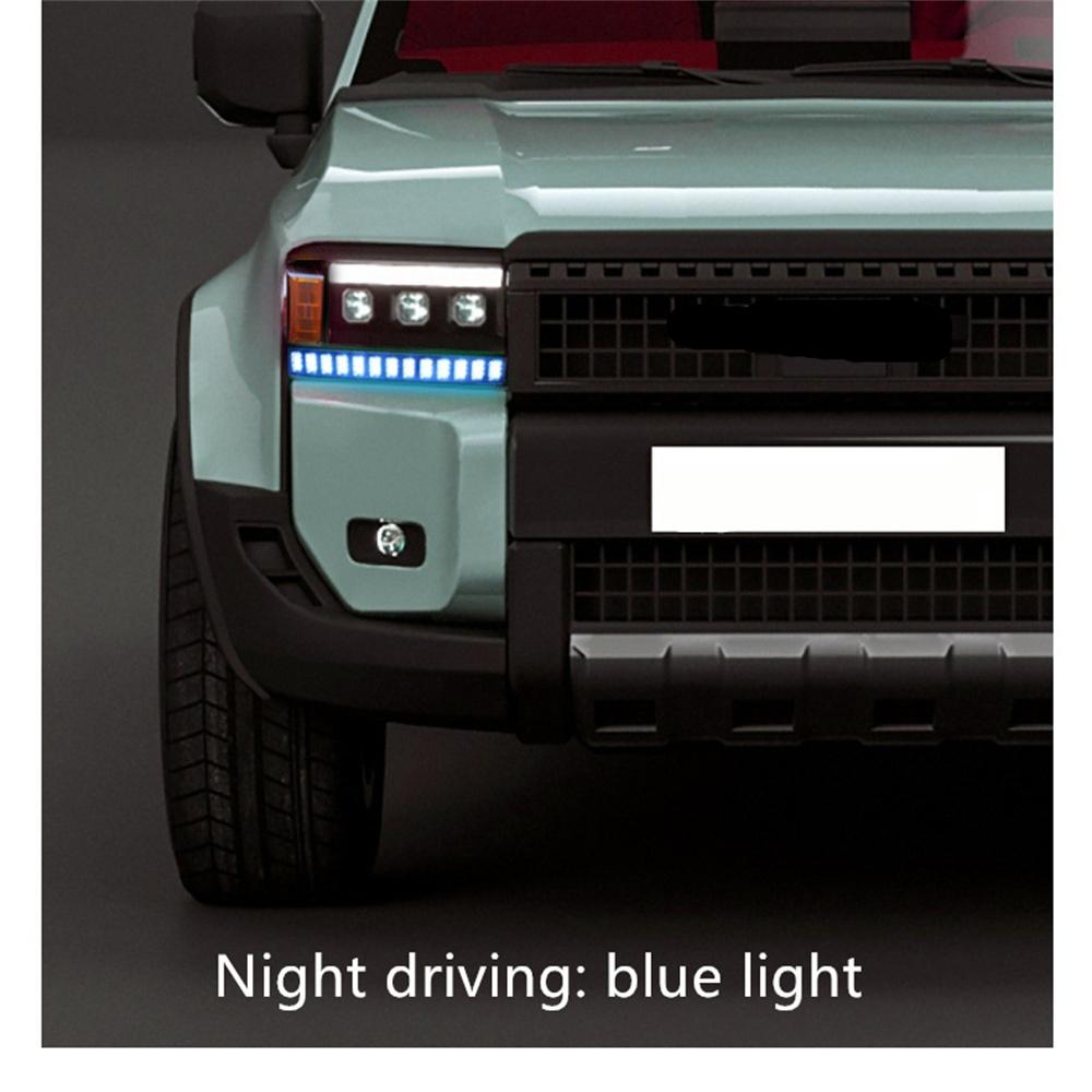 Трехцветный дневной ходовой огонь для Toyota Prado LC250 (правильно)