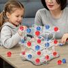 3D Шахматная Доска Настольная Игра Тренировка Логического Мышления 2 Игрока Дети Взрослые Образовательная Прозрачная 3D Шахматная Доска Игрушка Малыши Мальчики Девочки Праздничный Подарок