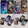 Чехол для телефона с рисунком животного Волка для Samsung Galaxy S20 S21 S22 Ultra FE Plus A21S A22 A24 A25 A26 A30 A30S A31