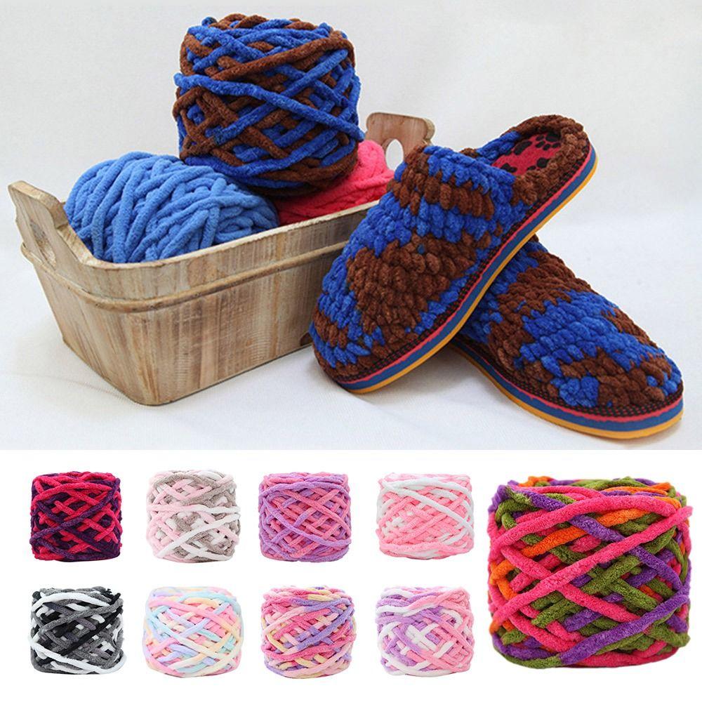 Шерсть для вязания Пряжа для вязания крючком Мягкая плетёная пряжа Ручная плетеная нить