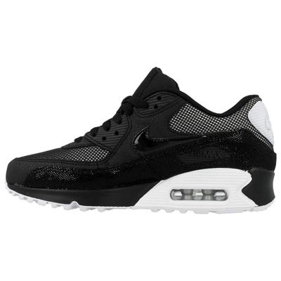 Кроссовки Air Max 90 для бега Женские Низкие Черно-белые 443817-005