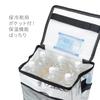 Asahi Koyo Insulated Soft Cooler 22L Holds 6 2L PET Includes Ice Pack Pack of 1 Bag, Aluminum, Bottles, Pocket, Compact, Foldable,