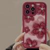 Artistic Flowers iphone16pro For iPhone 16 15 Pro Max 16pro 14 13 12 11 16 Plus Soft TPU Thickened Protective Back Cover