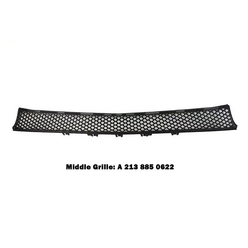 A2138851122 A2138850822 A2138850622 Front Bumper Lower Left Right Grill Grille Cover Chrome Trim For Mercedes Benz E Class W213