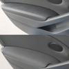 4 шт./комплект Для VW Golf 6 2010 2011 2012 2013 Внутренняя Защитная Накладка / Декоративный Коврик на Панель Двери / Подлокотник из Микрофибры и Кожи