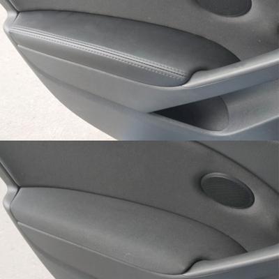4 шт./комплект Для VW Golf 6 2010 2011 2012 2013 Внутренняя Защитная Накладка / Декоративный Коврик на Панель Двери / Подлокотник из Микрофибры и Кожи