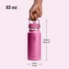Stainless Steel Bottle Wide Mouth Flex Straw Wide Mouth Flex Straw 32oz 946ml Leaf Thermal Insulated Water Bottle Japanese (Authentic Product)