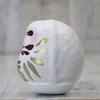 Made In Japan, Color Daruma Dolls, Size 0 (Length 4.5cm X Width 3.5cm X Depth 3.5cm), White, Set of 10 (For Commercial Use)