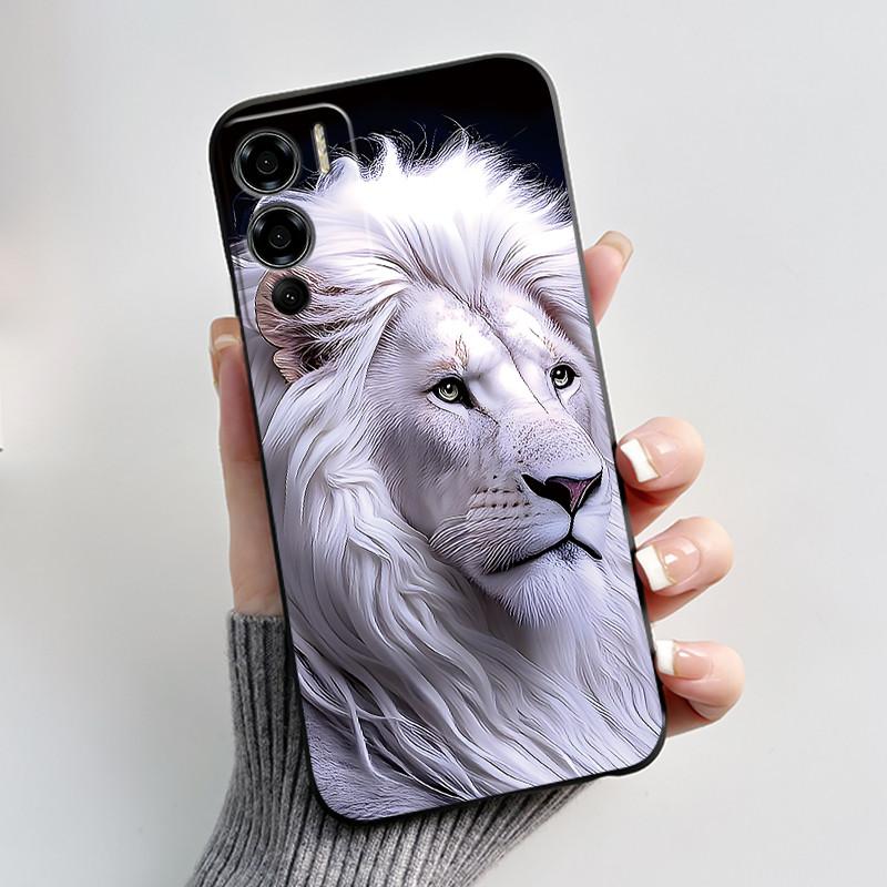 Shockproof Phone Case For Doogee N60 Pro Casing Soft Silicone Beautiful Aurora Snow Mountain Forest Pattern Black Cover