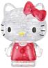 Hanayama 3D Jigsaw Crystal Gallery Sanrio Hello Kitty Figure Interior Decor Ages (HANAYAMA) [Transparent Puzzle] Crystal-Like 7+