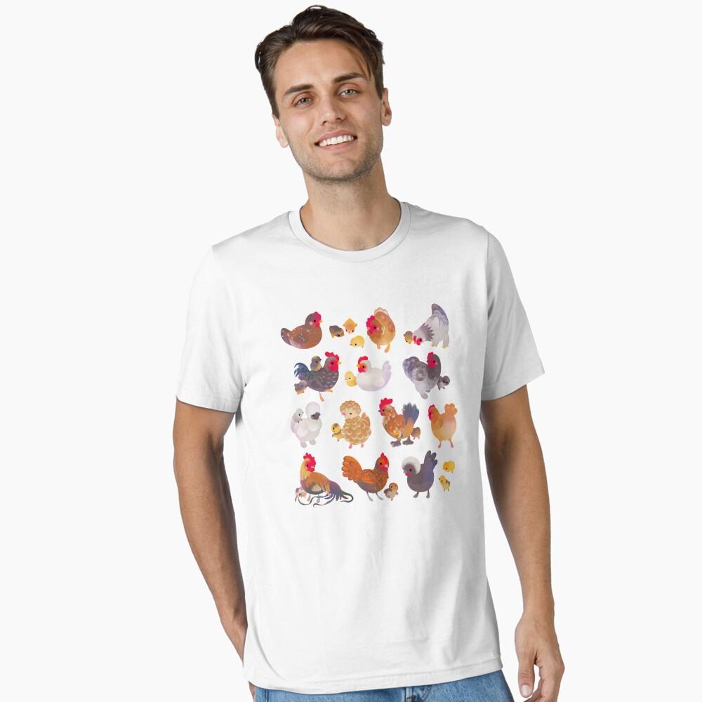 Chicken and Chicken Casual Tshirt Mens and Womens Luxury Brand Tops
