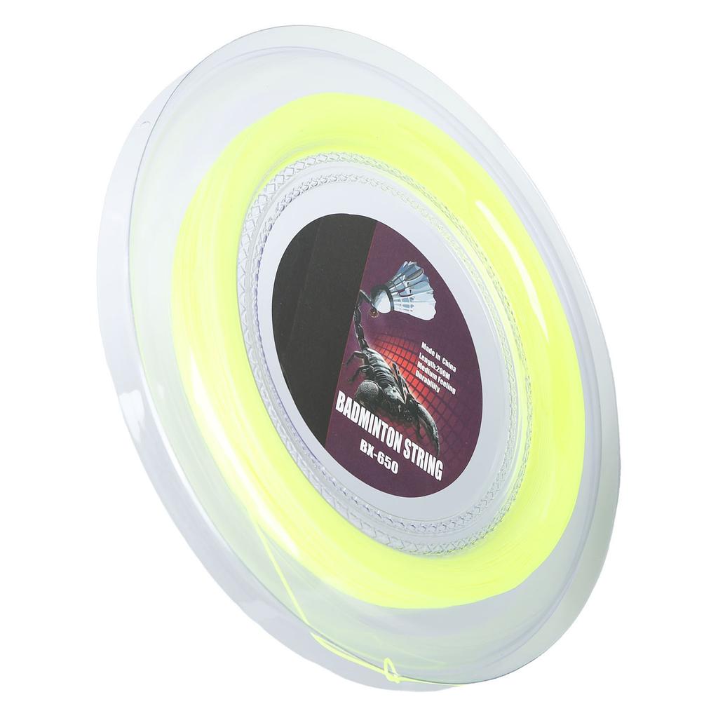 0.72mm 200m Badminton Racquet String Nylon Badminton Training Racket String Line BX 650 Fluorescent