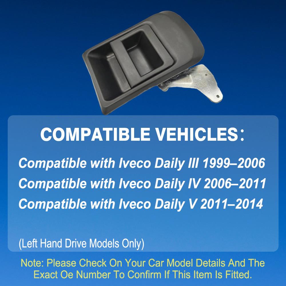 Exterior Rear Door Handle Right Outside Sliding Door Handle For Iveco Daily III IV V 50035292, 500329761, 504065407, 500352921