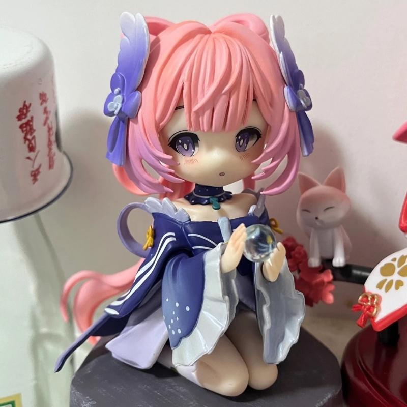 In Stock Sangonomiya Kokomi Figure Genshin Impact Anime Sangonomiya Q Version Cute Statue Desktop Decoration Gift Toy
