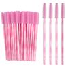 50Pcs Silicone Eyelash Brushes Makeup Tools Eyelash Makeup Brush Spoolers Eyebrow Comb  Girl