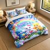 3 шт. Комплект постельного белья Care Bears Мягкая простыня и две наволочки Декор для спальни дома