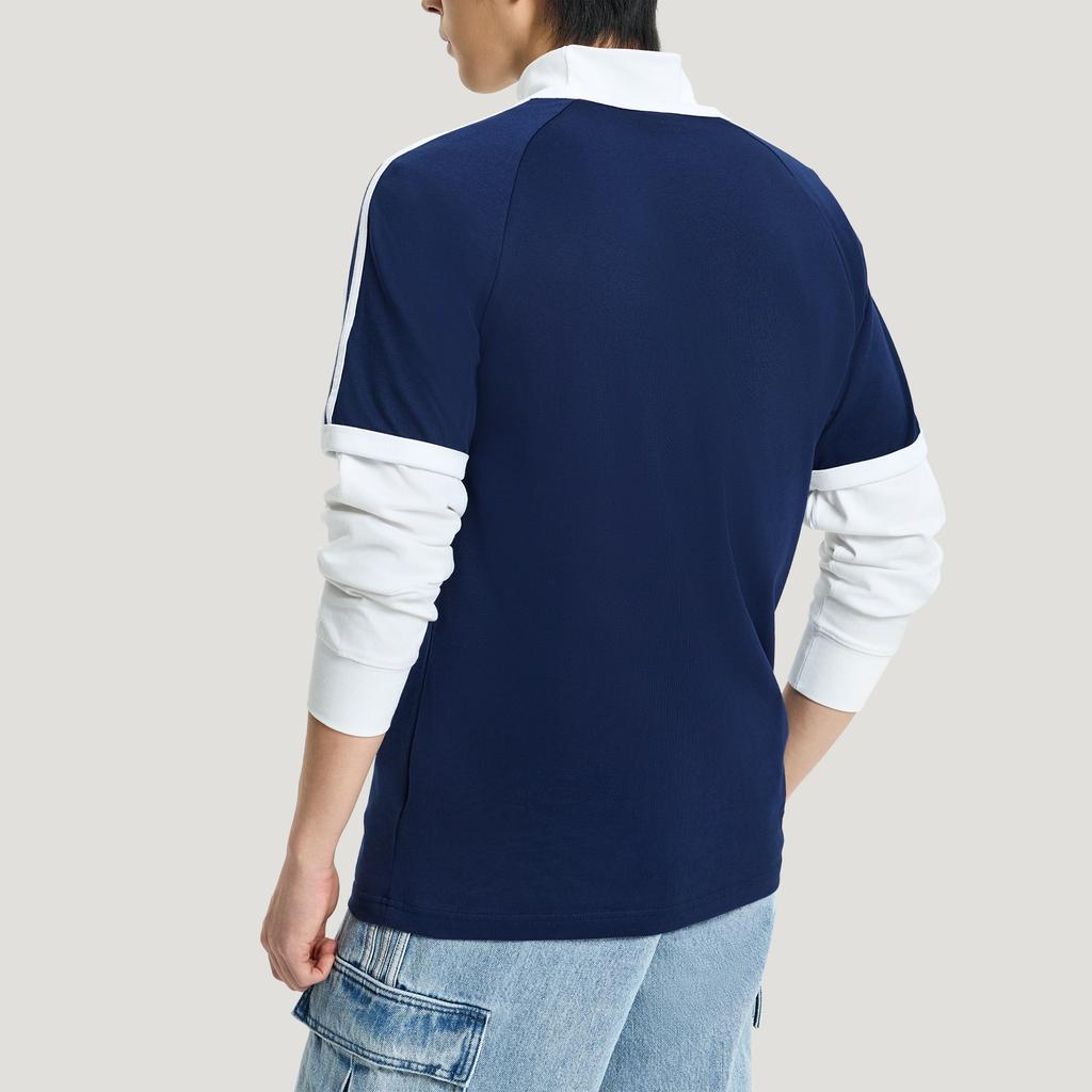 adidas Мужская спортивная вязаная футболка с коротким рукавом Originals 3-Stripes HZ9634
