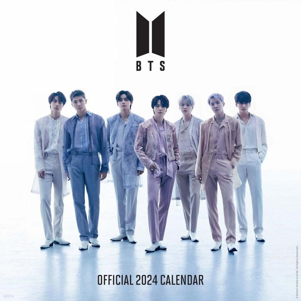 BTS 2024 Wall Calendar (Official BTS 2024 Square Calendar)