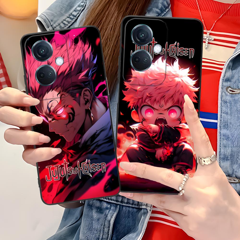 Чехол для мобильного телефона Jujutsu Kaisen Сукуна для OPPO Reno 14 13 12 11 10 9 8 7 6 5 F T Pro 5G Цветной печатный чехол Чехол Красивый