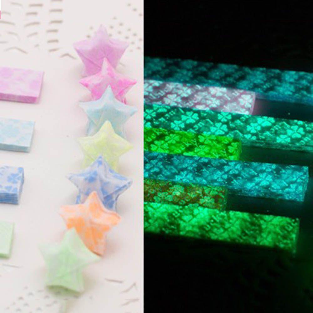 for Girl Glow In The Dark Lucky Star 210pcs Party Paper Strip DIY Luminous Star Paper Origami