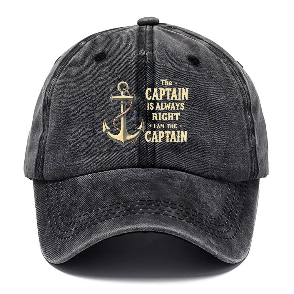 A Boat Anchor Printed Cap Designed for Men with a Casual Outdoor Style Suitable for Women As a Beach Hat Dad Hat Breathable