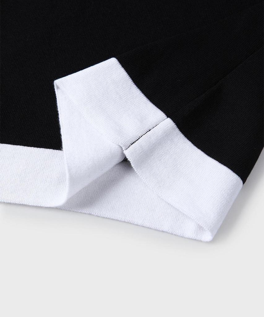 PANICALE Contrast Cotton Linen Blend Polo Shirt [2 Colors]
