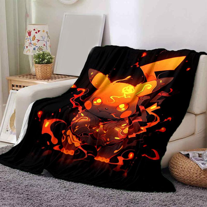 1pc Pikachu Blanket, Cute Pikachu Gifts for s, Soft Pikachu Throw Blankets for Couch .B084