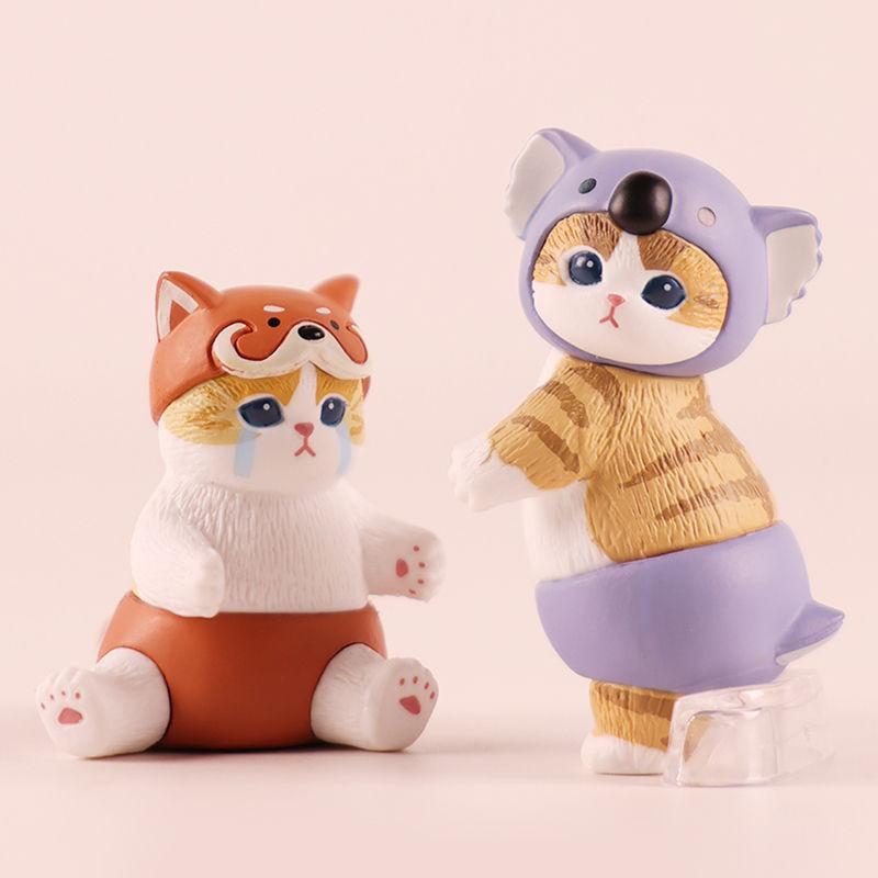 Cat Cos Animal Panda Rabbit Action Figure Toy Decoration Ornaments Xmas Gift