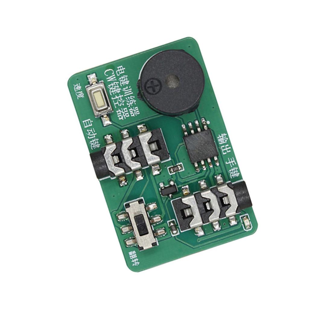 Compact CW Keyer Manual Morse Key Trainer Powered By CR2032 Battery For Portable QRP Radio Operations Simple Setups