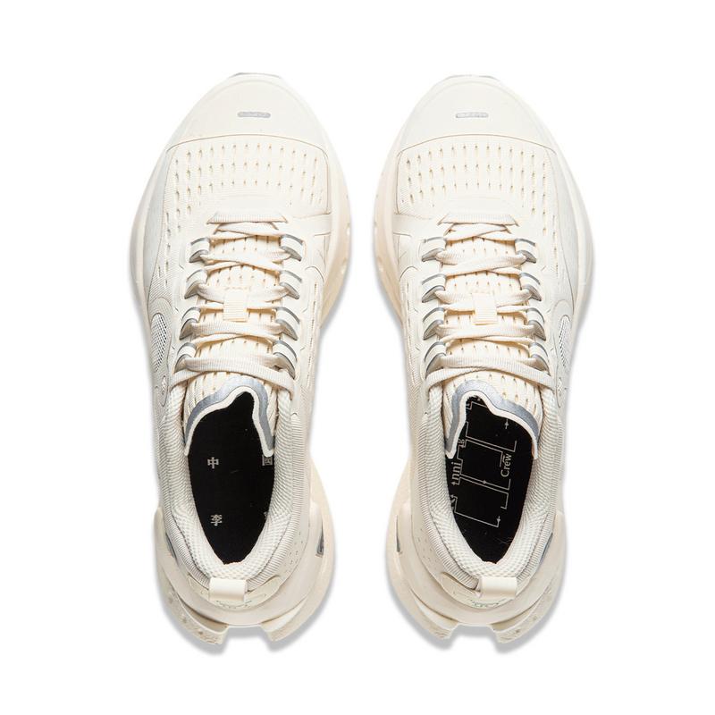 Li Ning Absolute Shadow CRC светоотражающие легкие высокопрочные модные спортивные повседневные туфли женские повседневные туфли светло-старо-желтого цвета AZGU042-1