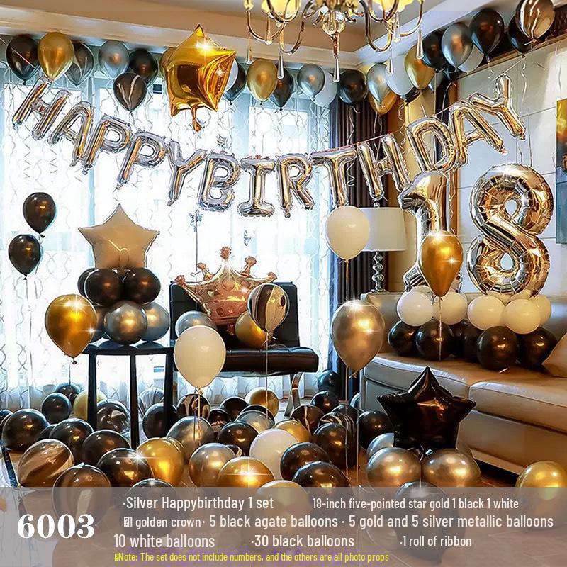 Набор воздушных шаров на день рождения для взрослых и детей - Мультяшное украшение