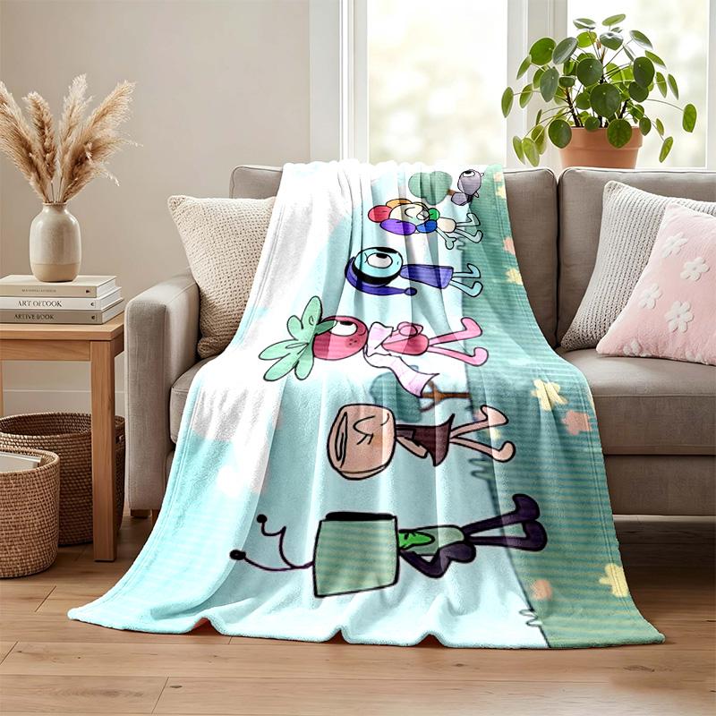 Dandys world blanket Flannel Blanket Soft Cozy Plush Throw for Sofa Bed Lightweight Home Decoration Gifts for Christmas various holidays