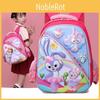 Cute 3d Cartoon Nylon Backpack For Boys And Girls With Ergonomic Design For School