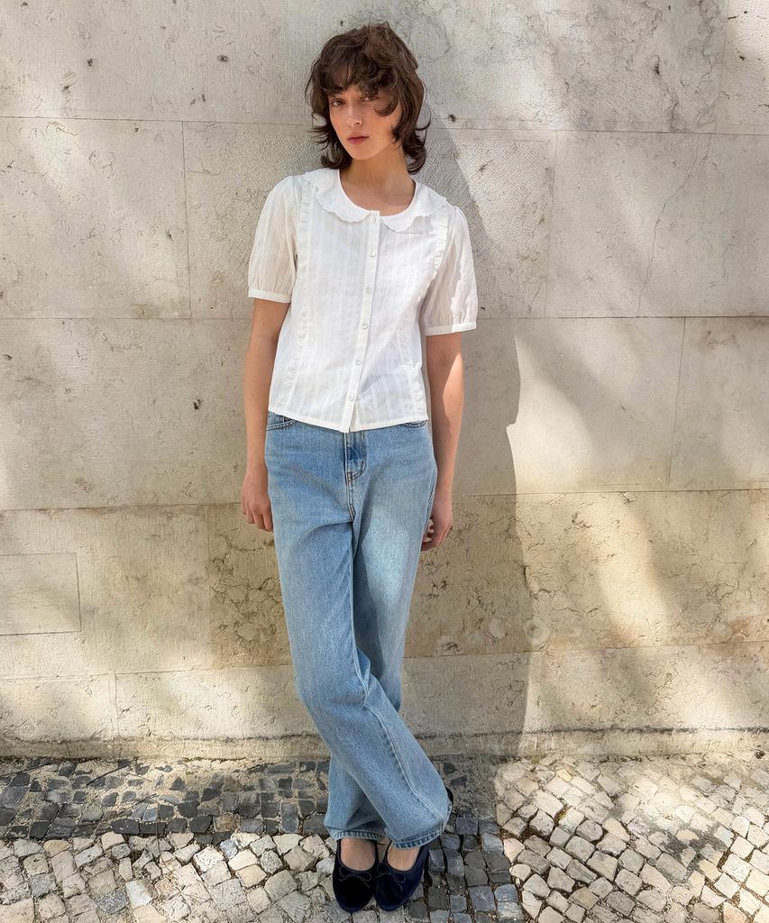 HACKESCH Tave Blouse_White
