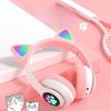 Беспроводная Bluetooth-гарнитура со светящимися кошачьими ушками
