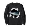 Funny Sea Shark Shark Funny Cute Goods Clothes Story Present Original Summer Creature Long Sleeve T-shirt Men's T-shirt