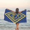 1pc Golden State Warriors Beach Towel, Beach and Seaside Swimming Pool Equipment, Fashion Pattern, Rectangular, Travel Essentials