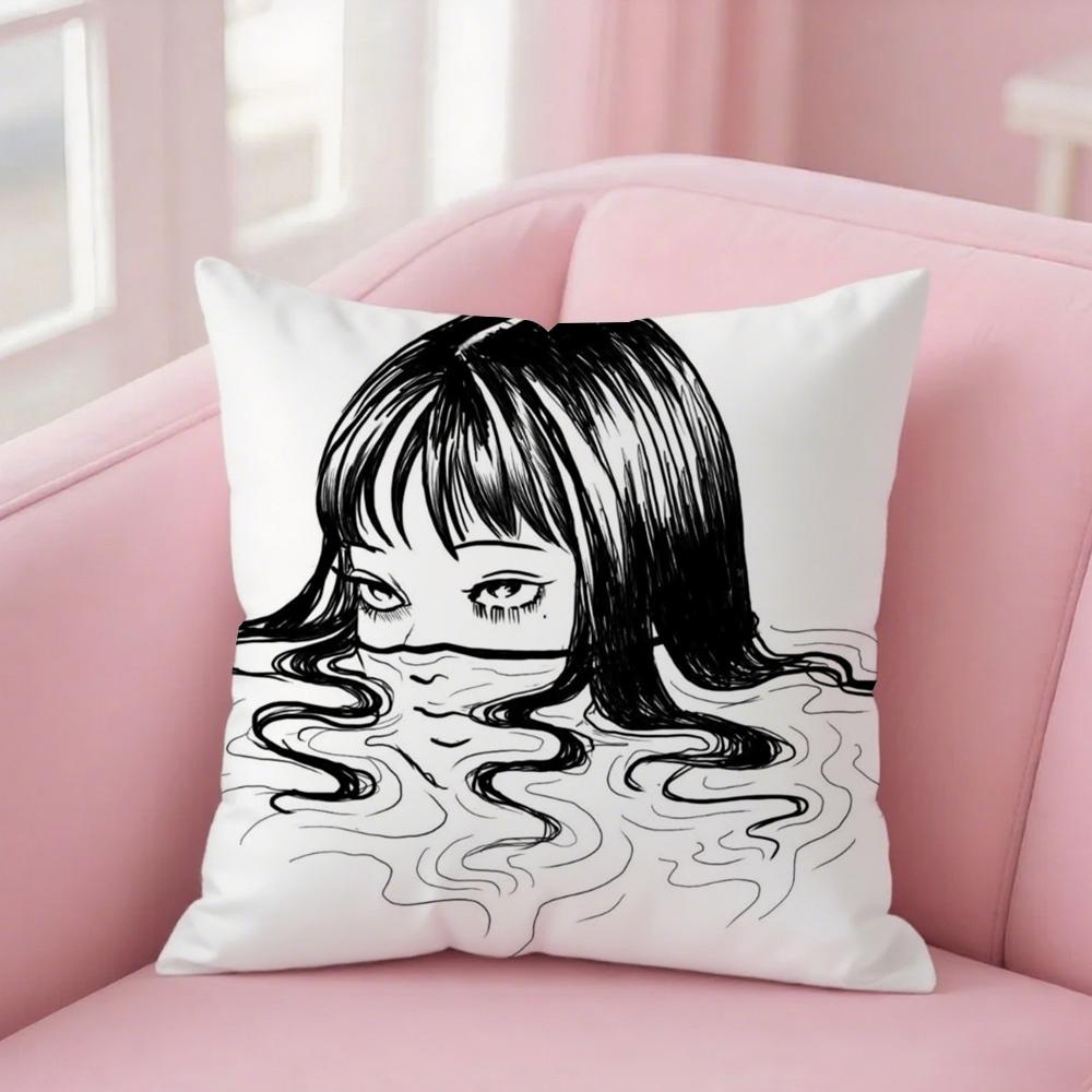 J-Джунджи И-Ито Хоррор Манга Томиэ Наволочка Квадратная Диванная С Для Узора Удобные Подушки Подходящий