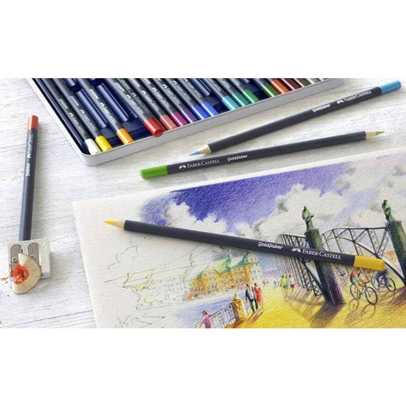 Faber-Castell Goldfaber Oil Pastel Color Set Metal Case Made Germany 3.3mm Core 1 Piece