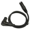 XLR Male to XLR Right-Gne микрофонный кабель 3-контактный посеребренный проводник OFC XLR