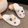 Детские тапочки для дома Sweet Heart для девочек зимние меховые тапочки мягкие пушистые универсальные детские модные повседневные туфли на плоской подошве тренд