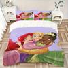 3pcs set Disney Princess Friendship1pc of quilt cover+2pcs of pillowcase, no core, print bedding, All Seasons Bedroom Setting116