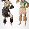 Hawaiian Fancy Artificial Grass Skirt Set Accessories Festive Party Supply