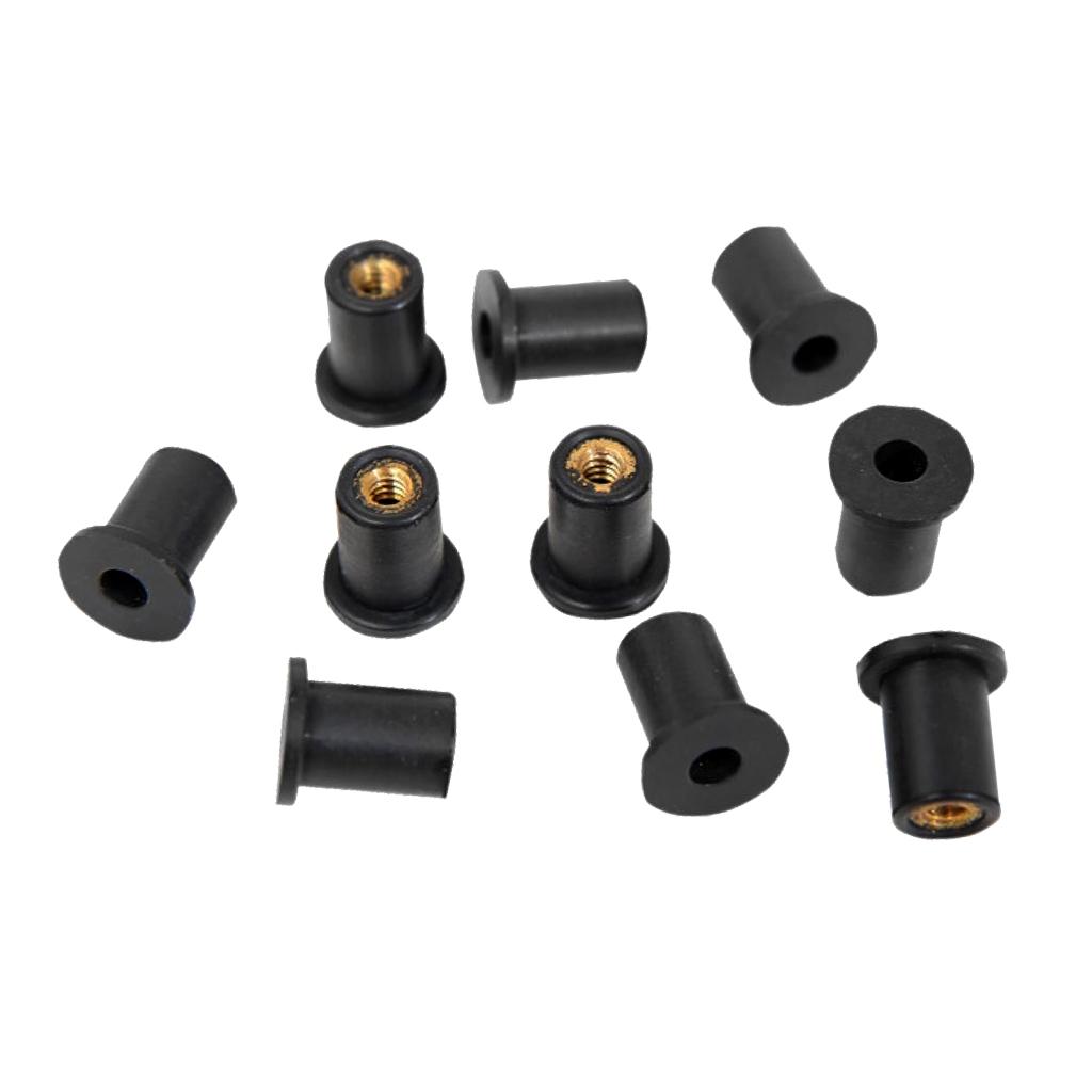 M6 Metric Rubber Grommet Blind Fastener Windscreen Kayak Accessories