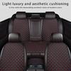 Four Seasons General,Napa Pu Leather Car Seat Cover Minimalism Seat Cushion Wear-resistant and