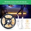 5V 2835 LED Strip 60LEDs/m USB Wireless PIR Sensor Flexible LED Tape Ribbon Night Lamp for Bedroom Closet Stairs Wardrobe Bar