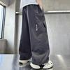 Мальчиковые штаны Летние Новые Тонкие Повседневные Стильные Детские Быстросохнущие Карго Штаны для Лета