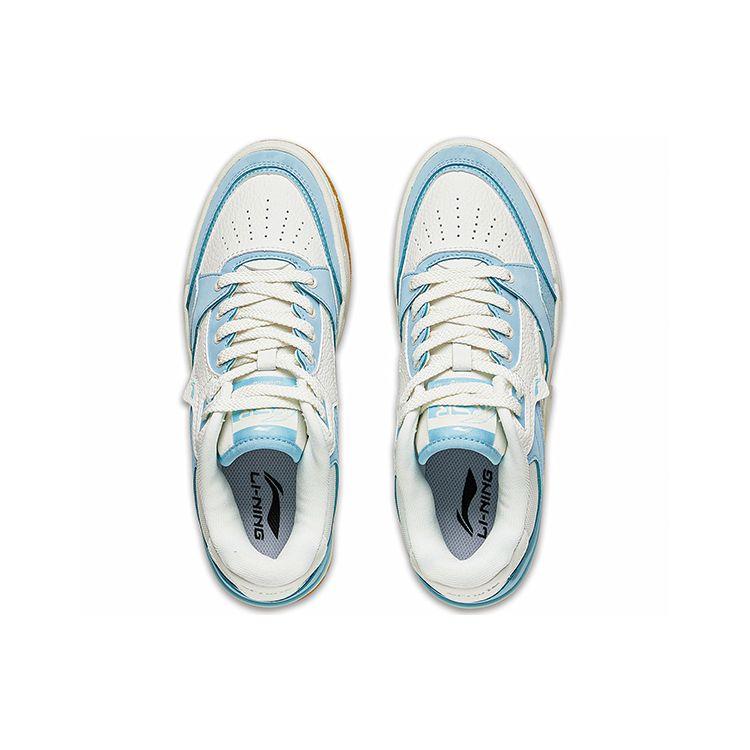 Li-Ning Rsr 101 Легкие высокопрочные низкие ретро баскетбольные кроссовки женские светло-голубые ABCS088-4
